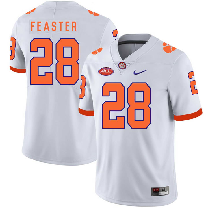 Clemson Tigers 28 Tavien Feaster White Nike College Football Jersey Dzhi,We sell and wholesale Clemson Tigers 28 Tavien Feaster White Nike College Football Jersey Dzhi on line form chian!